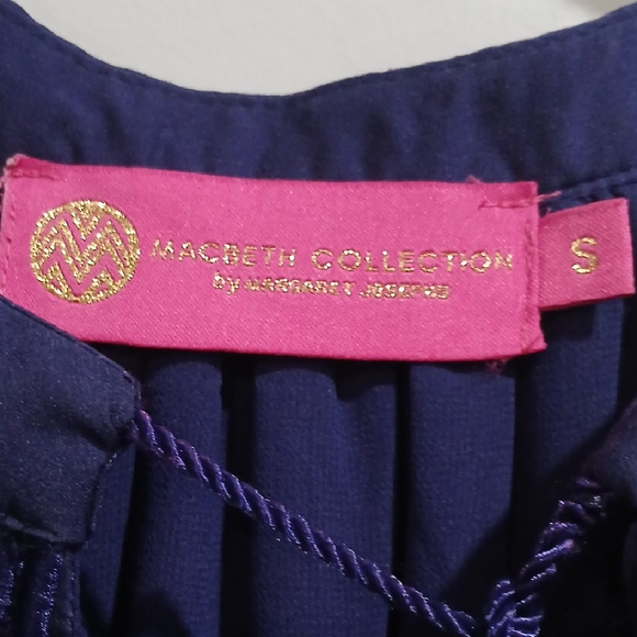 Navy Blue Macbeth Collection Dress, Sz Small, Gentle Used - Picture 2 of 8